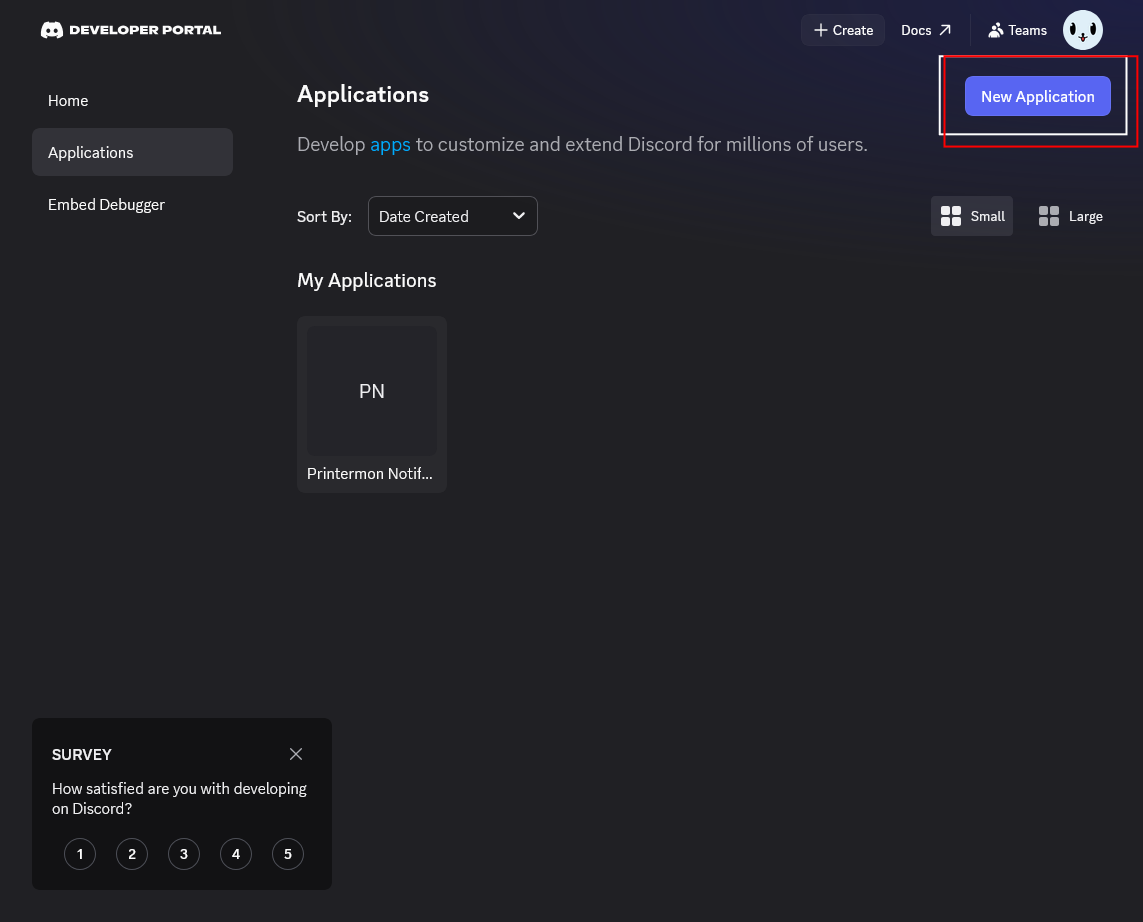 New Application